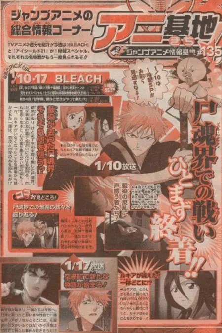 Постер к: Блич: Ура, Рукия спасена! Избранное! Десятка лучших битв синигами! Мы покажем ваших самых любимых синигами!